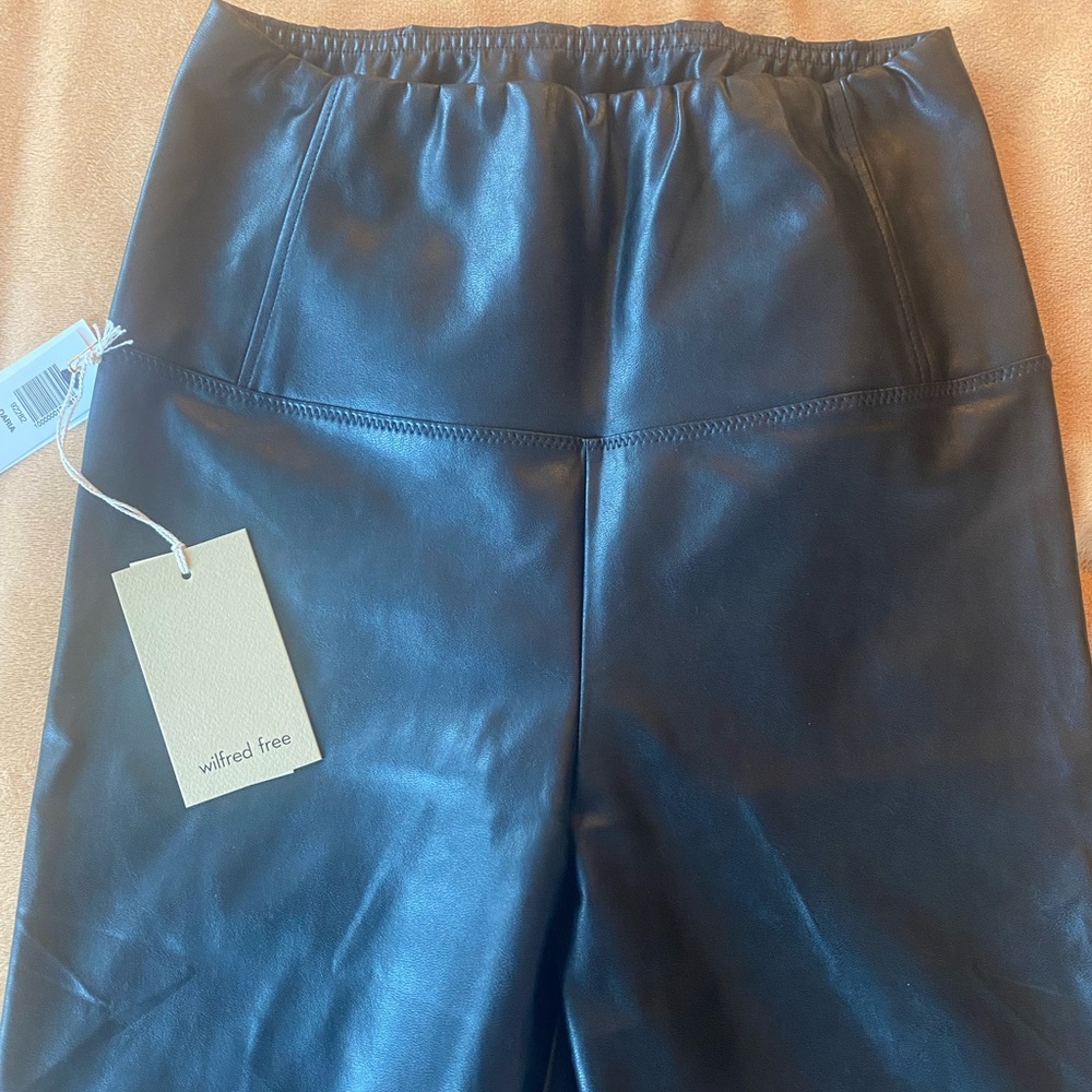 Vegan leather pants